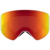 Maschera Red Bull Spect Jam Matt White Brown Red Mirror + Cloudy Snow