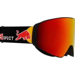 Maschera Red Bull Spect Jamm Matt Black I-Boost Smoke Red Mirror + Light Pink