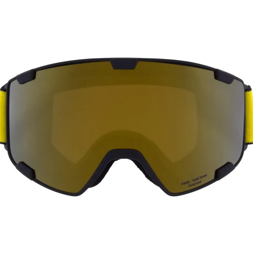Maschera Red Bull Spect Park Matt Black Brown Gold Mirror Polarized