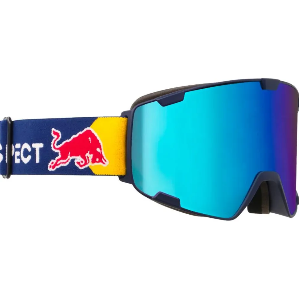 Maschera Red Bull Spect Park Matt Blue Smoke Ice Blue Mirror