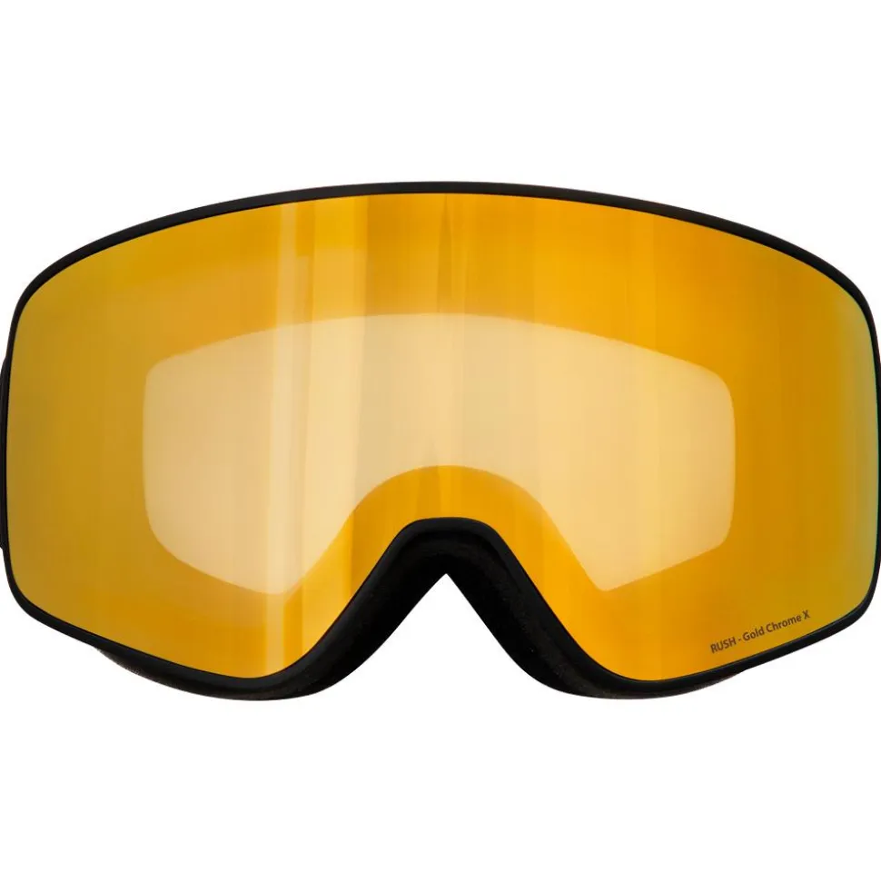 Maschera Red Bull Spect Rush Matt Black Brown Gold Chrome-x
