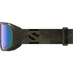 Maschera Salomon Aksium 2.0 S Olive Night Multilayer Mid Blue