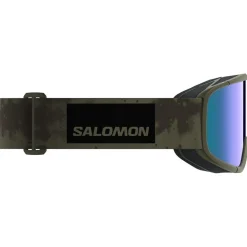 Maschera Salomon Aksium 2.0 S Olive Night Multilayer Mid Blue