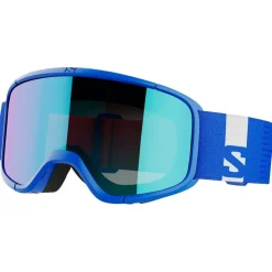 Maschera Salomon Aksium 2.0 S Race Blue Multilayer Mid Blue