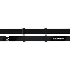 Maschera Salomon Radium Black Sigma Poppy Red