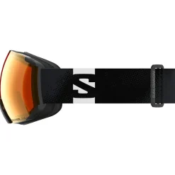 Maschera Salomon Radium Black Photo Multilayer Red