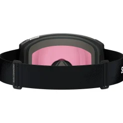 Maschera Salomon Radium Black Photo Multilayer Red