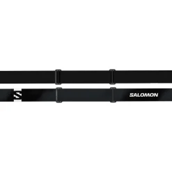 Maschera Salomon Radium Black Photo Multilayer Red