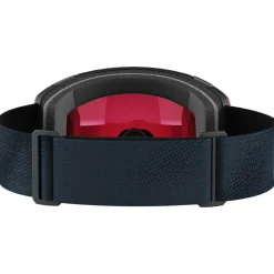 Maschera Salomon Radium Prime Ebony Sigma Poppy Red + Sigma Apricot