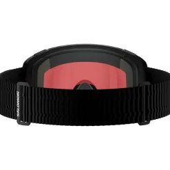 Maschera Salomon Radium Prime Black Sigma Poppy Red + Sigma Light Blue