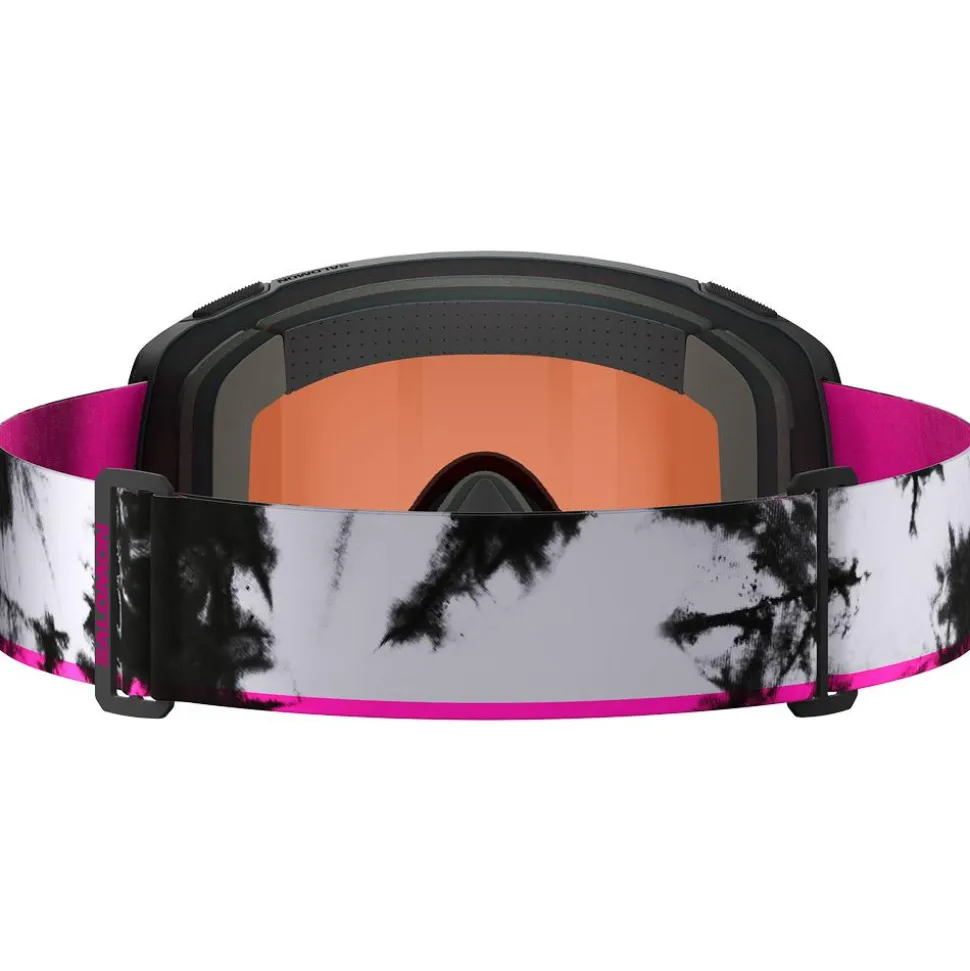 Maschera Salomon Radium Prime Black Echo Sigma Gun Metal + Sigma Silver Pink