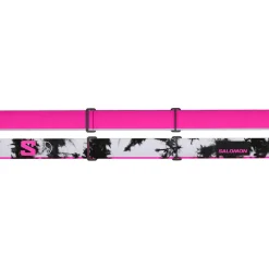 Maschera Salomon Radium Prime Black Echo Sigma Gun Metal + Sigma Silver Pink