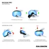 Maschera Salomon Radium Pro Black Sigma Poppy Red + Sigma Light Blue