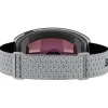 Maschera Salomon Radium Pro White Sigma Silver Pink