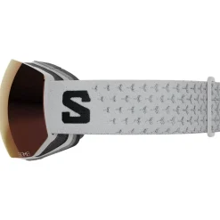 Maschera Salomon Radium Pro White Sigma Silver Pink