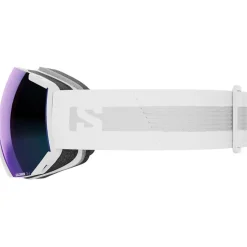 Maschera Salomon Radium White Photo Blue