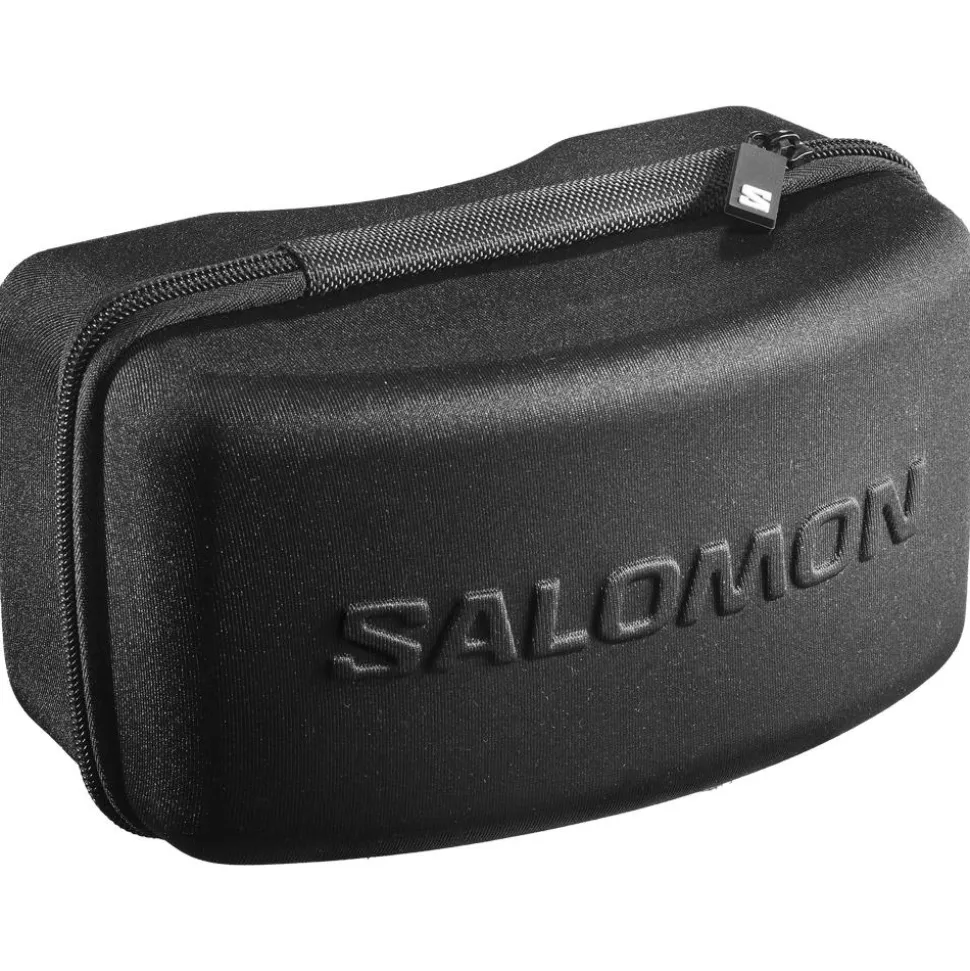 Maschera Salomon Sentry Pro Black Sigma Photo Sky Blue