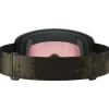 Maschera Salomon Sentry Pro Olive Night Sigma Photo Poppy Red