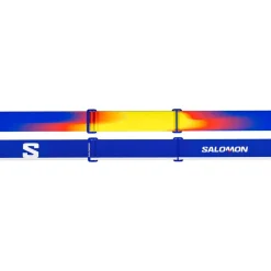 Maschera Salomon Sentry Pro Race Blue Sigma Poppy Red + Sigma Light Blue