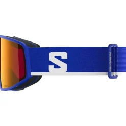 Maschera Salomon Sentry Pro Race Blue Sigma Poppy Red + Sigma Light Blue