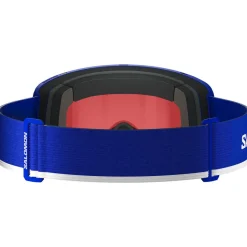 Maschera Salomon Sentry Pro Race Blue Sigma Poppy Red + Sigma Light Blue