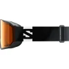 Maschera Salomon S/View 3 Access Black Flash Tonic Orange