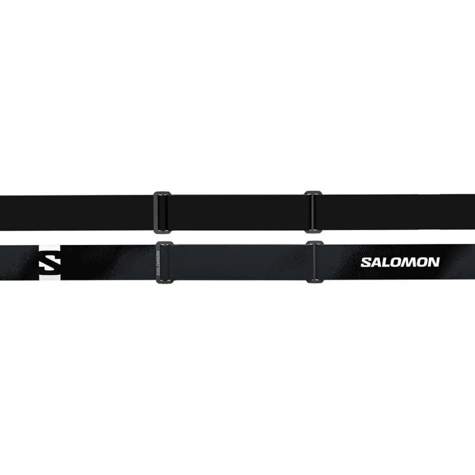 Maschera Salomon S/View 3 Access Black Flash Tonic Orange