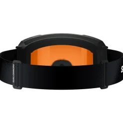 Maschera Salomon S/View 3 Access Black Flash Tonic Orange