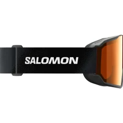 Maschera Salomon S/View 3 Access Black Flash Tonic Orange