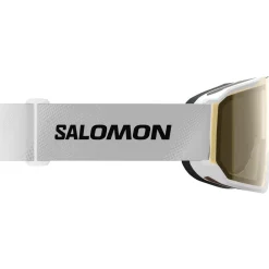 Maschera Salomon S/View 3 Access White Flash Gold