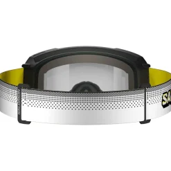 Maschera Salomon S/View 3 Black Pixels Multilayer Super White