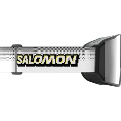 Maschera Salomon S/View 3 Black Pixels Multilayer Super White