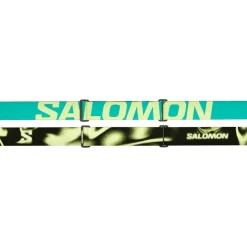 Maschera Salomon S/View 3 Black Yellow Multilayer Black