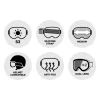 Maschera Scott Faze II Mineral Black White Solar Black Chrome