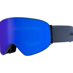 Maschera Slokker Ziller Matt Grey Blue Mirror