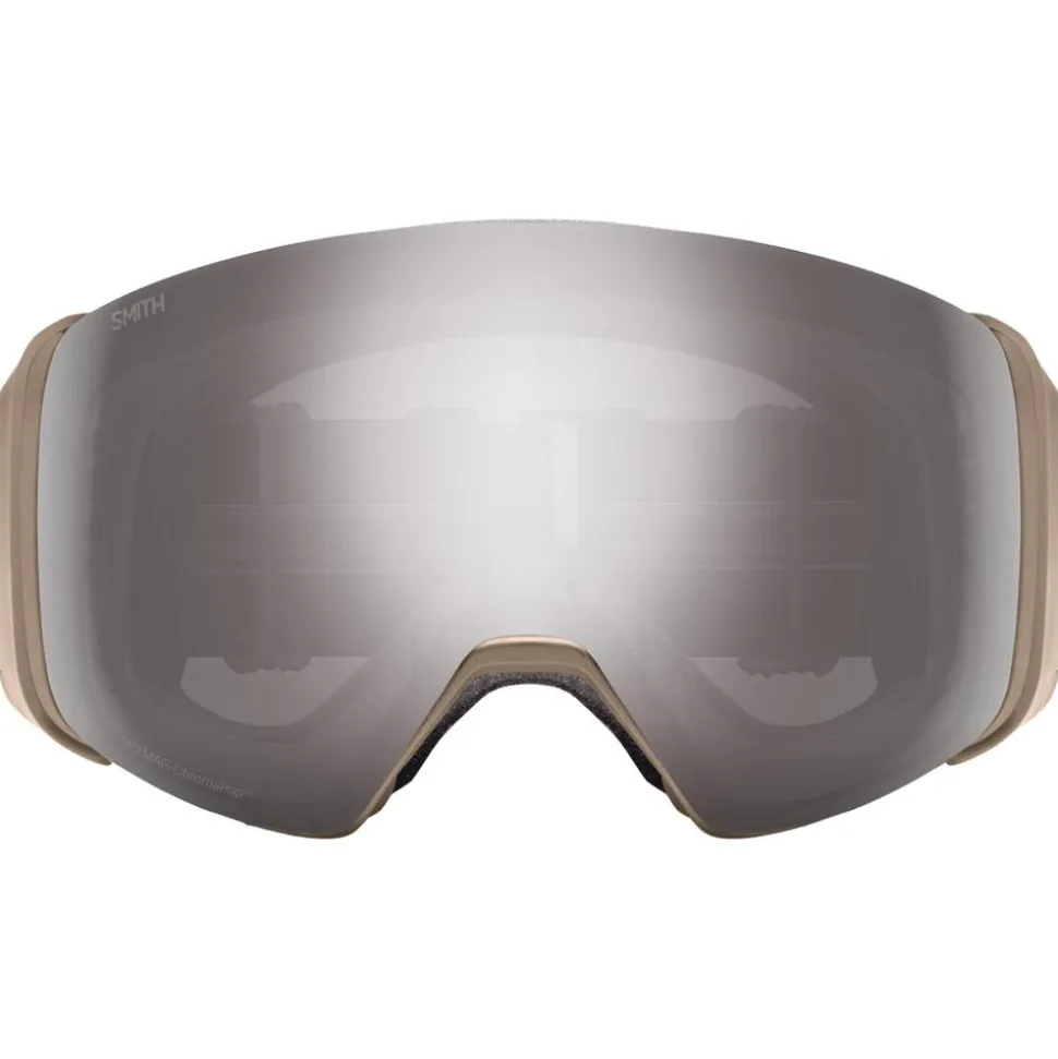 Maschera Smith 4D Mag Bandit Chromapop Sun Platinum Mirror + Chromapop Storm Blue Sensor Mirror