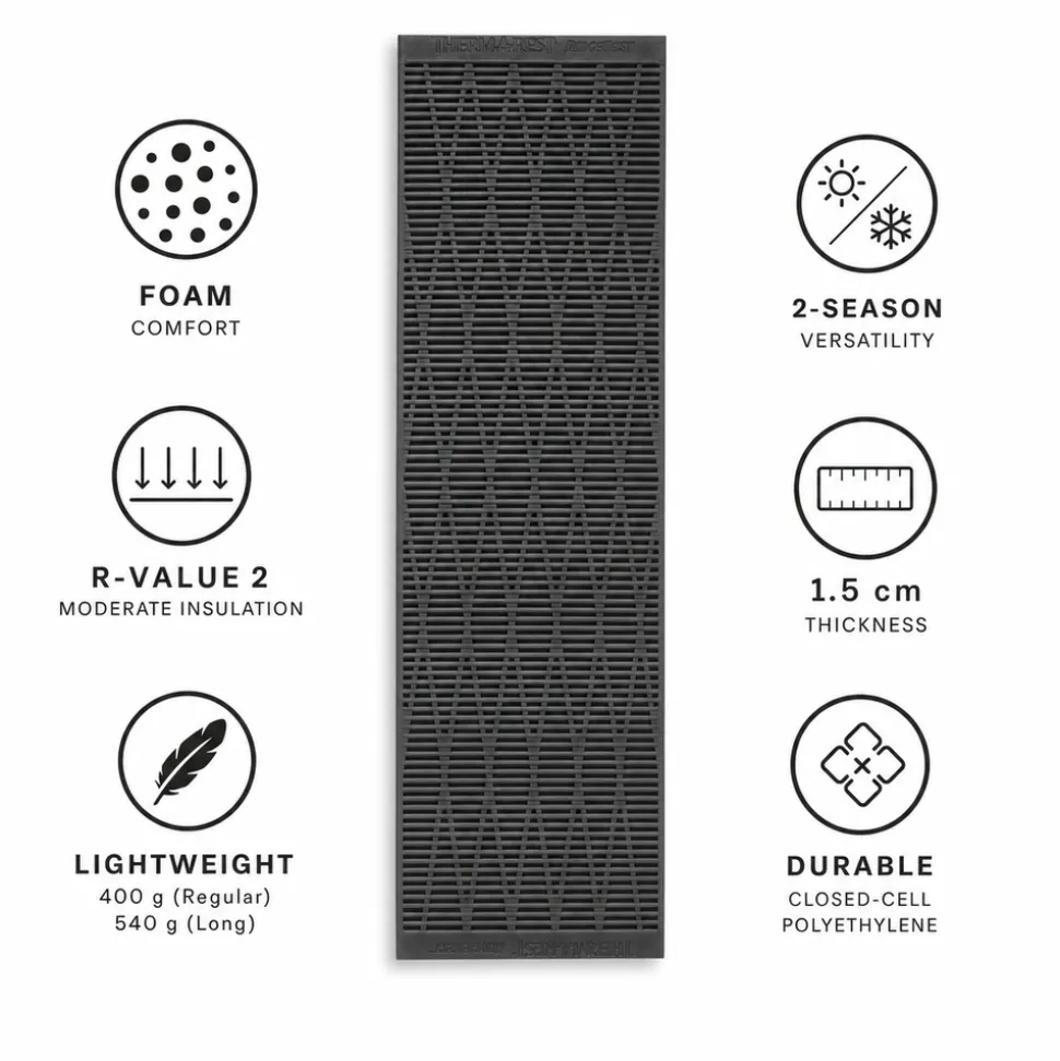 Materassi Thermarest RidgeRest Classic Charcoal