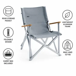 Mobili di campeggio Dometic Go Compact Camp Chair Silt