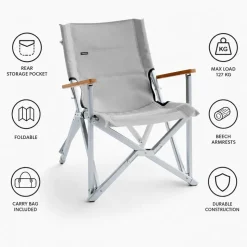 Mobili di campeggio Dometic Go Compact Camp Chair Ash
