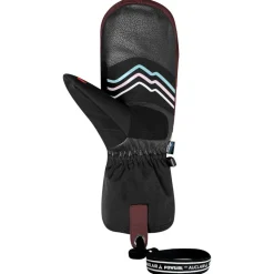 Moffole Auclair A-Peak 2-In-1 Mitt Women Burgundy Black