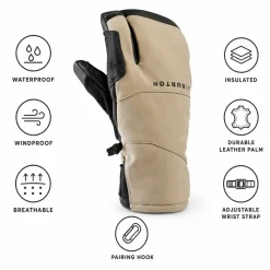 Moffole Burton Ak Gore-Tex Clutch Mittens Summit Taupe