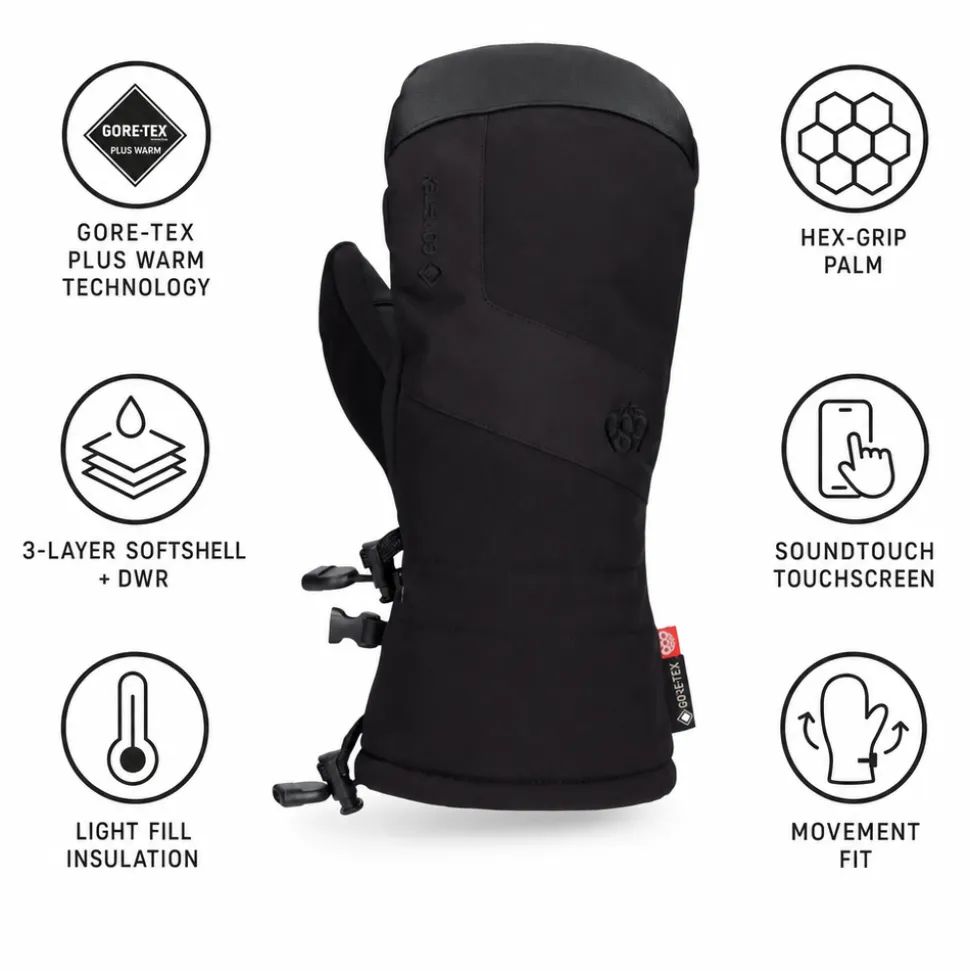 Moffole 686 Gore-Tex Linear Mitt Black