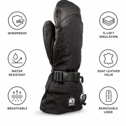 Moffole Hestra Army Leather Extreme Black
