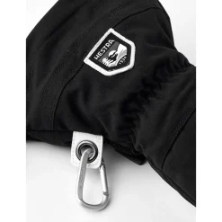 Moffole Hestra Mitt Army Leather Heli Ski Black