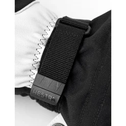 Moffole Hestra Mitt Army Leather Heli Ski Black