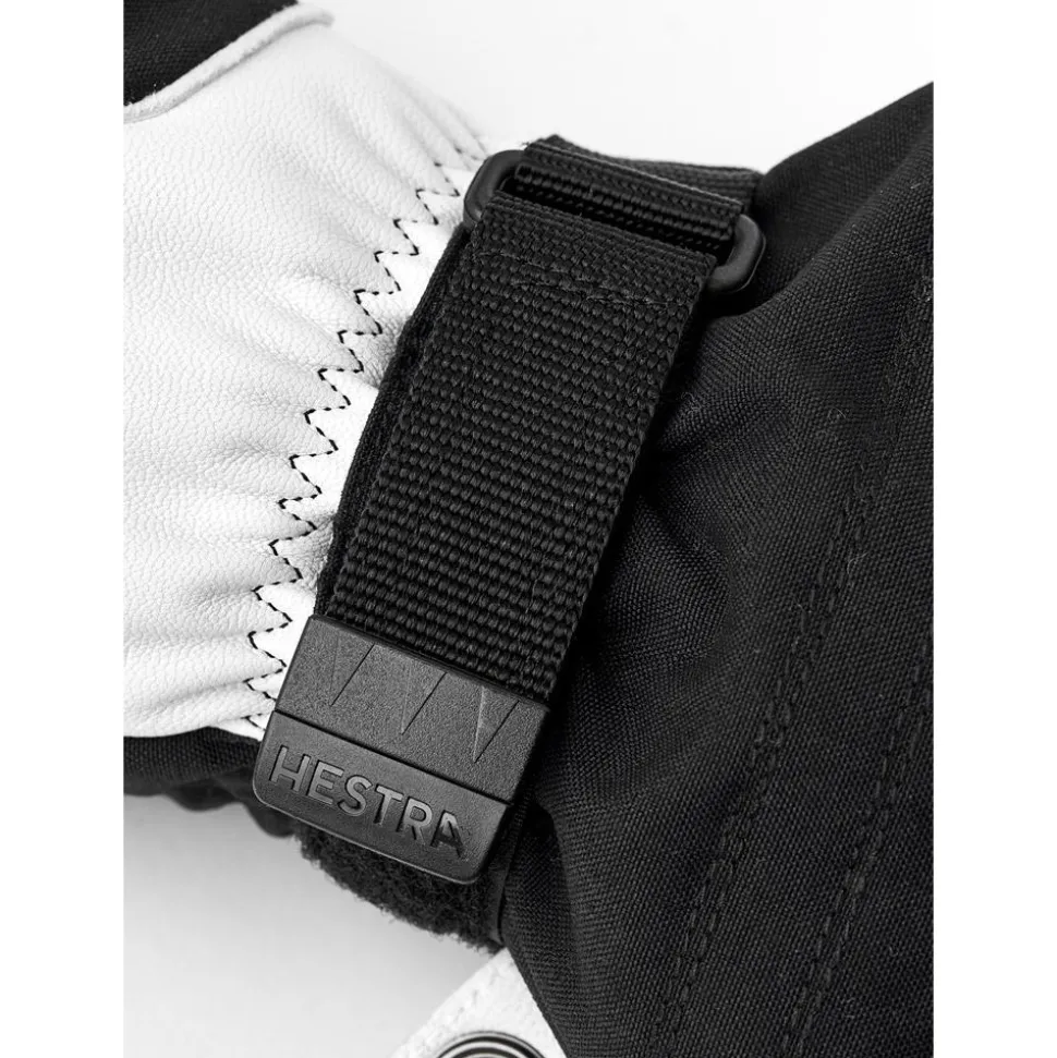 Moffole Hestra Mitt Army Leather Heli Ski Black