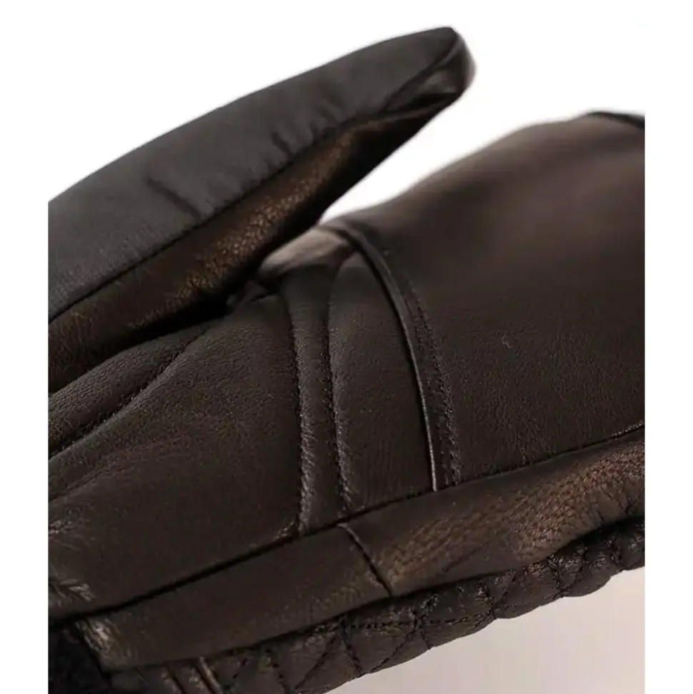Moffole Lenz Heat Glove 6.0 Finger Cap Mittens Women Black