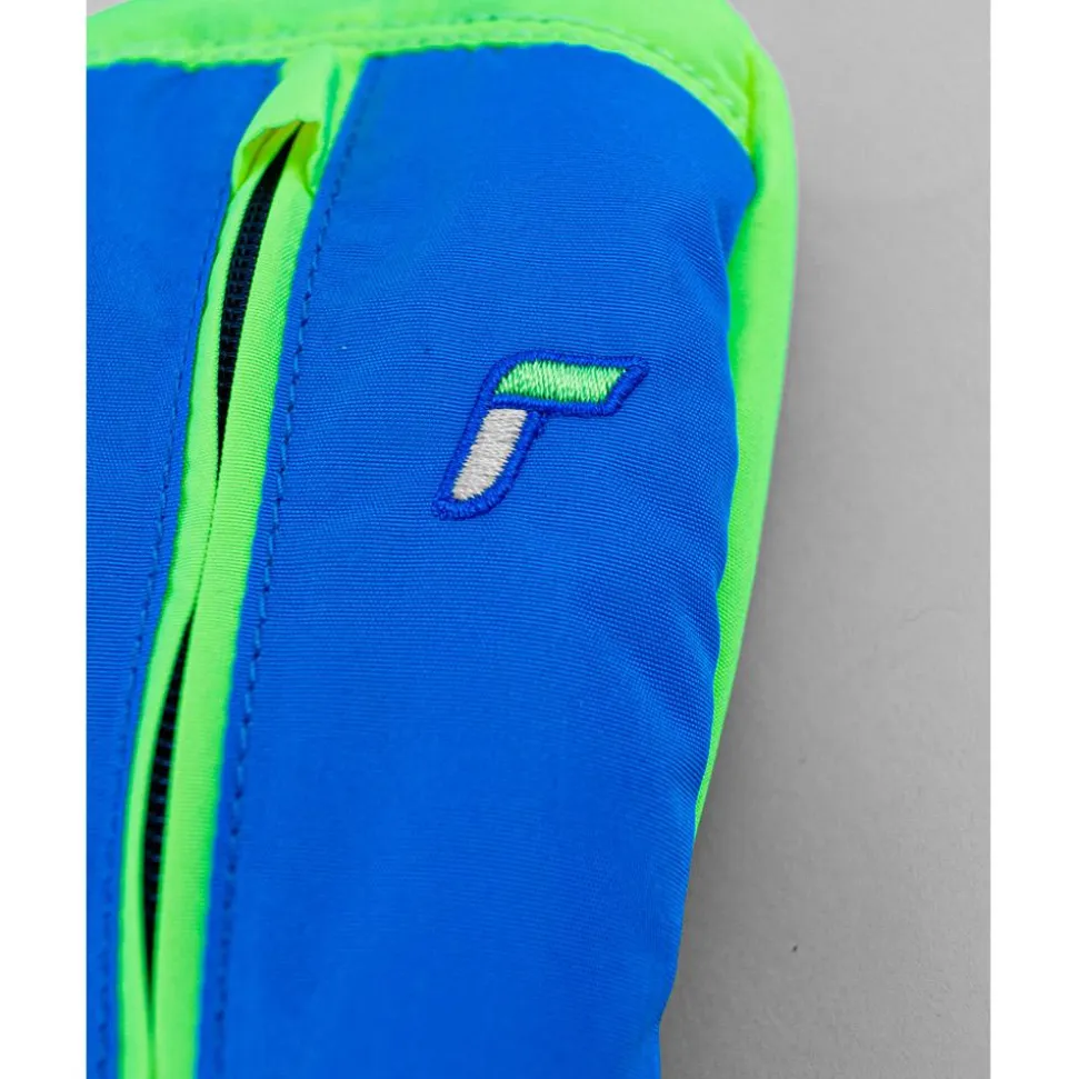 Moffole Reusch Ben Mitten Brillant Blue Safety Yellow