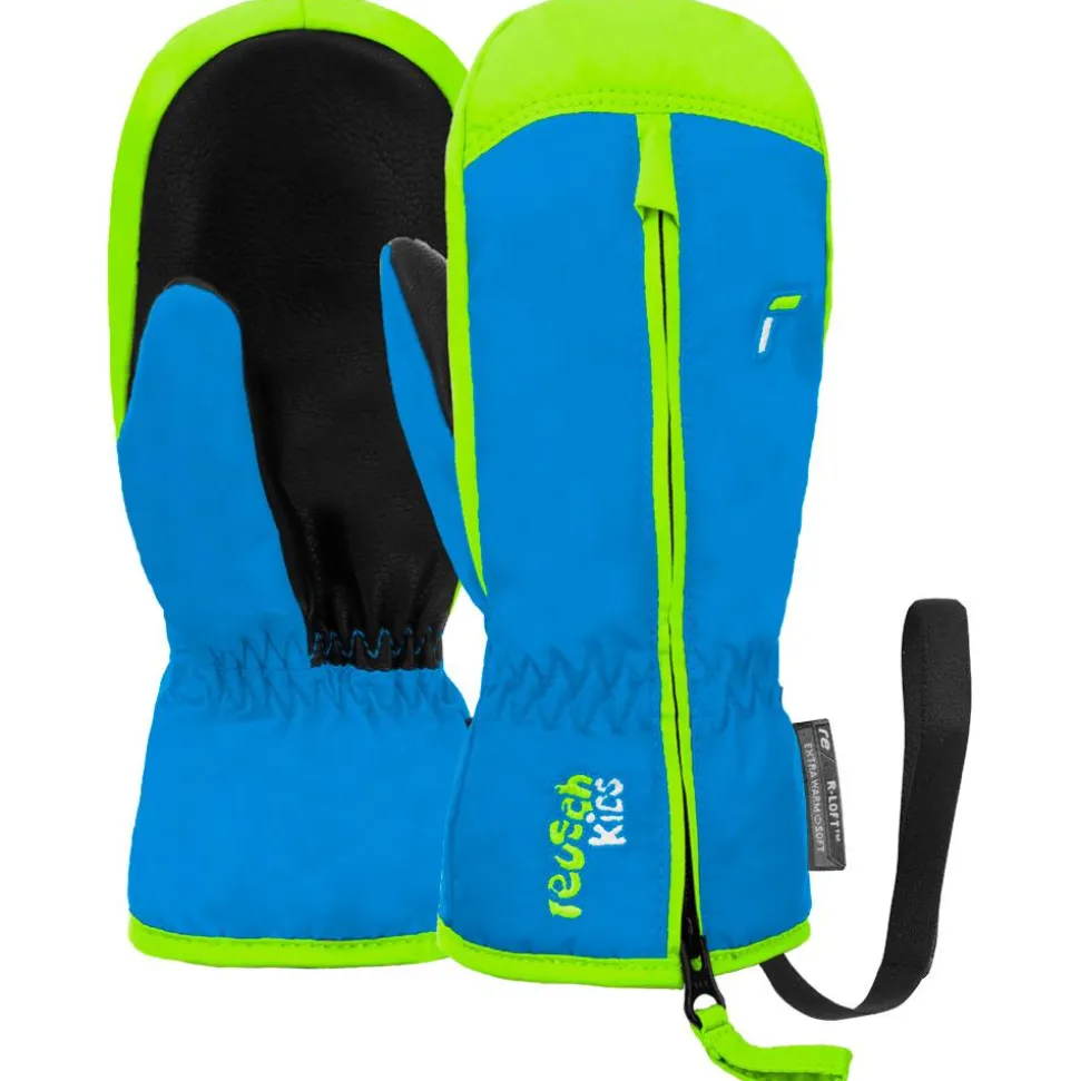 Moffole Reusch Ben Mitten Brillant Blue Safety Yellow