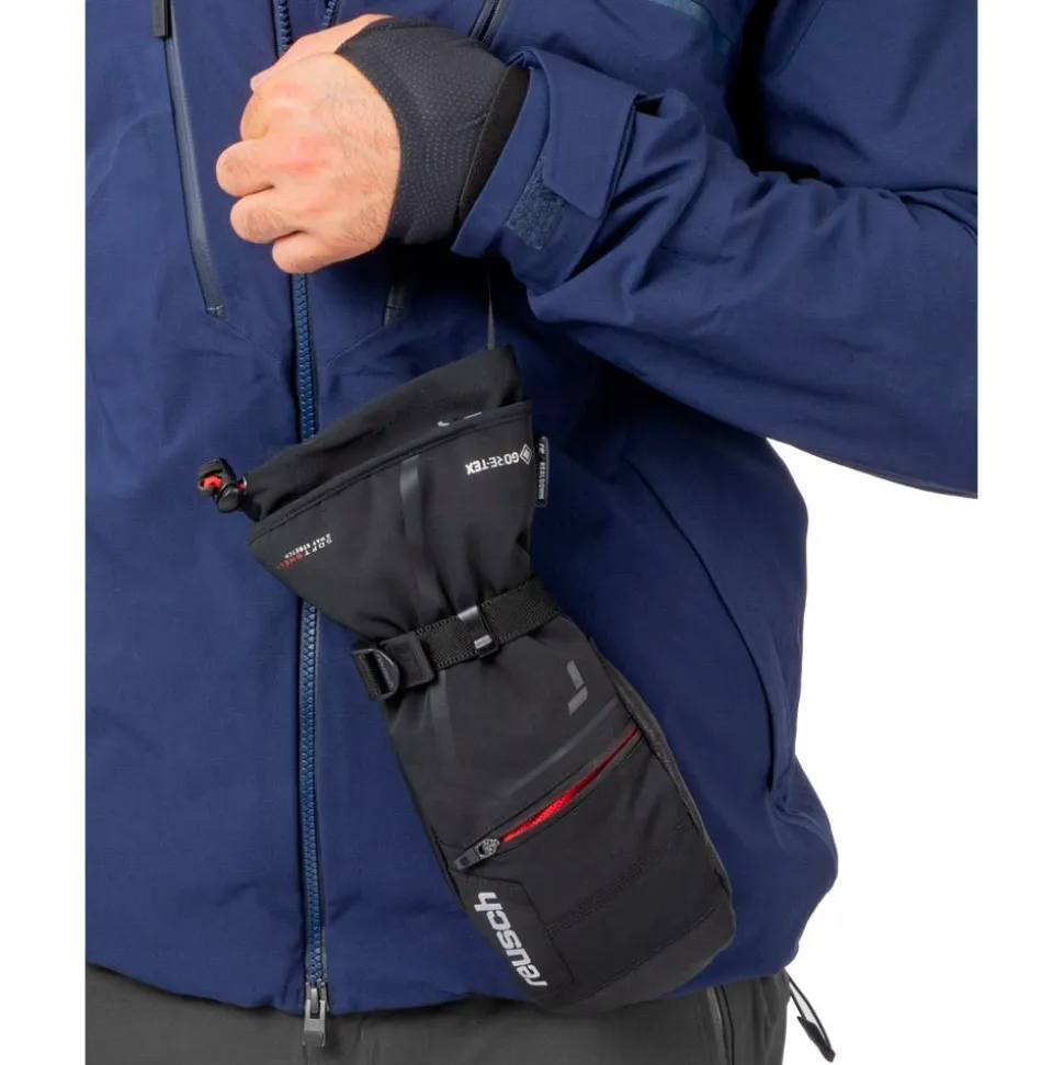 Moffole Reusch Down Spirit Gore-Tex Mitten Black Silver